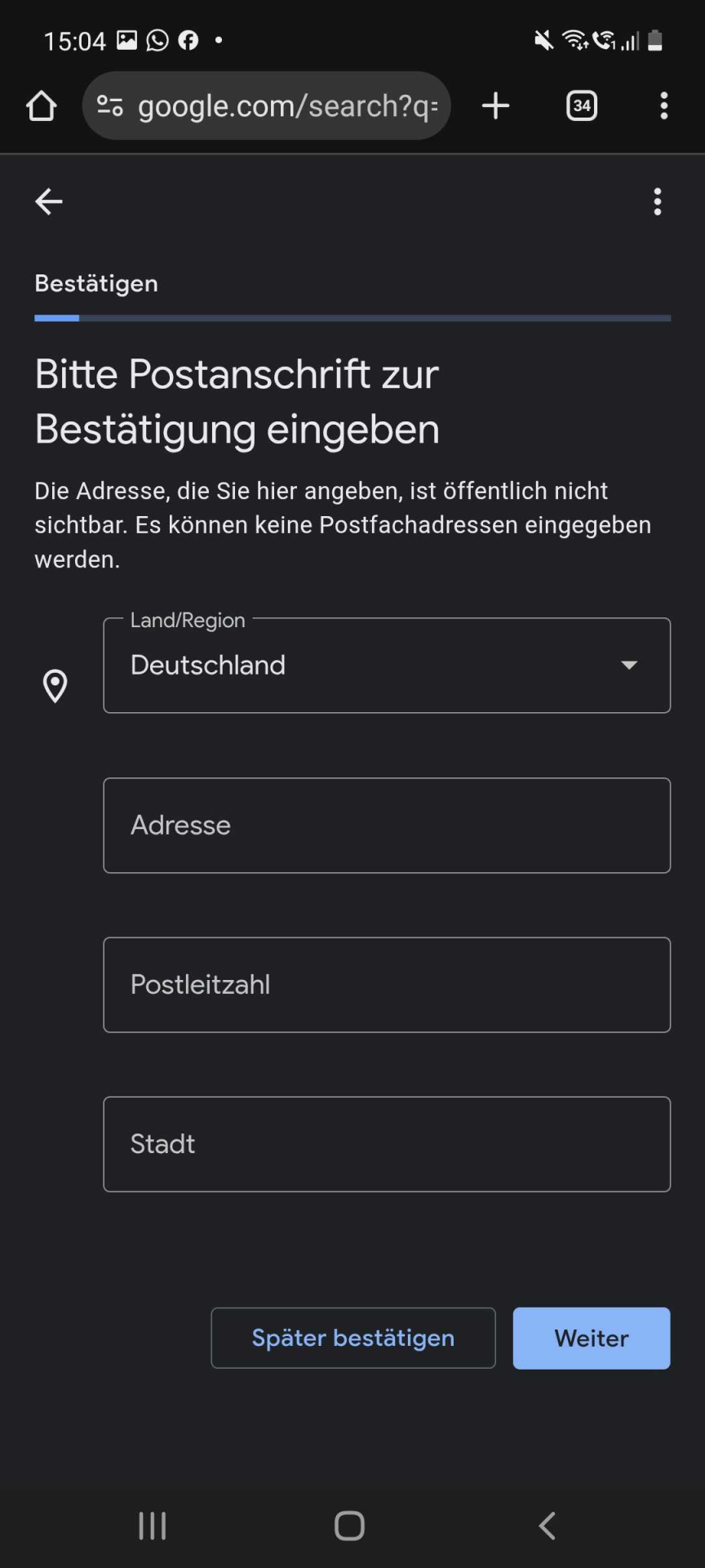 Mobile Ansicht